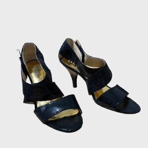 Michael Kors Black Strappy Heels